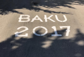 В Баку начинается разметка 