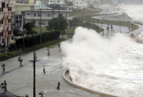 В Китае из-за тайфуна 