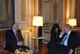 Глава МИД Азербайджана встретился с французским коллегой