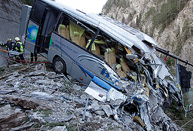 Одиннадцать человек погибли в ДТП с автобусом в Индии
