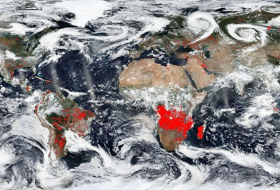 Спутники НАСА зафиксировали рекордное число пожаров на Земле
