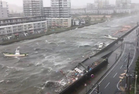 В Японии один человек погиб и пятеро пострадали из-за тайфуна 
