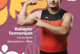 Азербайджанский спортсмен взял серебро Юношеской Олимпиады
