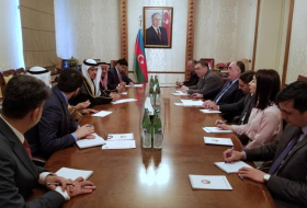 Эльмар Мамедъяров принял делегацию кувейтско-азербайджанской межпарламентской группы дружбы 