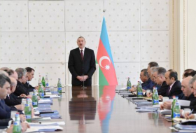 Президент Ильхам Алиев провел заседание Кабмина - ФОТО