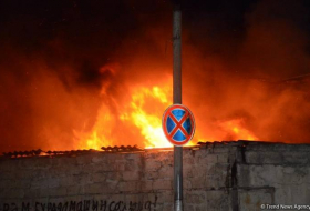 Во время пожара в Баку скончался хозяин дома
