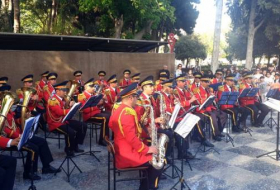 В Баку состоялись показательные выступления военных оркестров - ВИДЕО