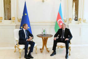 Ильхам Алиев встретился один на один с главой Совета Евросоюза