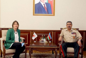 Закир Гасанов встретился с руководителем представительства МККК в Азербайджане