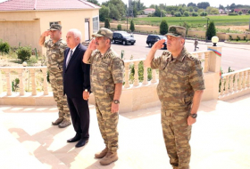 Министр обороны принял участие в открытии нового военного объекта в прифронтовой зоне - ВИДЕО