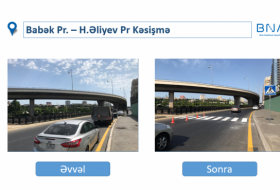 В Баку продолжается обновление дорожной инфраструктуры