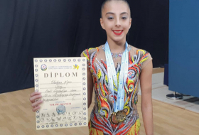 Награждены победители Чемпионата Азербайджана и Баку по художественной гимнастике в упражнениях c булавами и лентой

