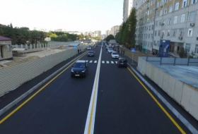 В Баку сдана в эксплуатацию дорога, которая оставалась закрытой в течение 7 лет