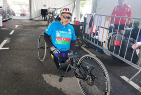 Ветеран Карабахской войны впервые представляет Азербайджан на Чемпионате мира по паравелоспорту - ФОТО