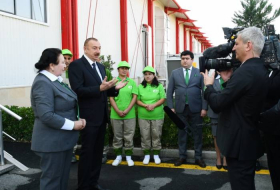 Ильхам Алиев: Новая отрасль промышленности послужит созданию рабочих мест - ФОТО