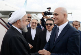 Рухани прибыл с визитом в Азербайджан - ФОТО