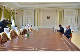 Ильхам Алиев принял делегацию во главе с государственным министром по иностранным делам ОАЭ