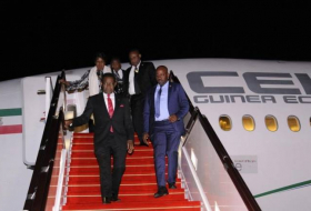 Президент Гвинеи прибыл в Азербайджан