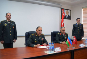 Министерство обороны Азербайджана и Генштаб Турции подписали протокол - ФОТО