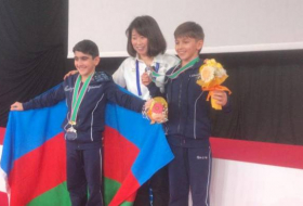 Впервые в истории гимнастики Азербайджана наши батутисты стали серебряными призерами