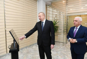 Президент Ильхам Алиев принял участие в открытии подстанции «Мушфиг» - ФОТО