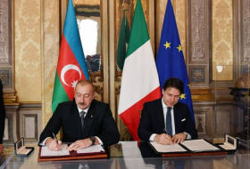 Состоялось подписание и обмен азербайджано-итальянскими документами