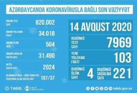 В Азербайджане обнародовано количество проведенных тестов на коронавирус
