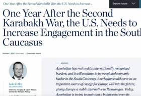 Доклад The Heritage Foundation: Спустя год после Второй Карабахской войны США необходимо активизировать участие на Южном Кавказе
