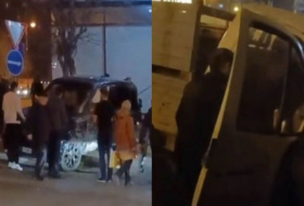 В Баку столкнулись два автомобиля: есть пострадавшие