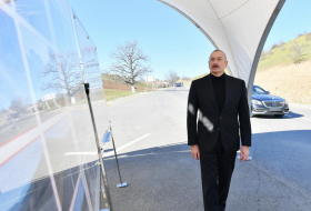 Ильхам Алиев посетил Гаджигабульский район