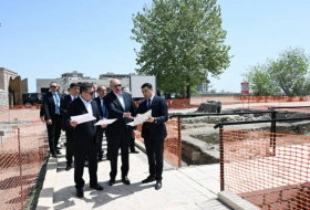 Ильхам Алиев и Садыр Жапаров ознакомились с работами, проводимыми во Дворце Панахали хана в Агдаме -ФОТО -ОБНОВЛЕНИЕ
