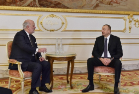 Президент Азербайджана провел встречу во Франции - ФОТО