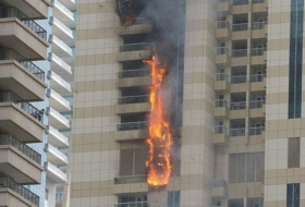 Пожар в отеле в Дубае