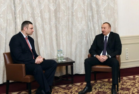 Президент Азербайджана в Мюнхене встретился с мэром Киева