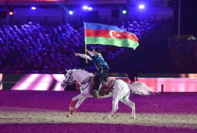 Карабахские скакуны очаровали всех на Королевском Виндзорском конном шоу