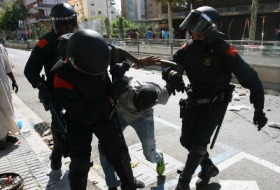 В Каталонии задержали митингующих