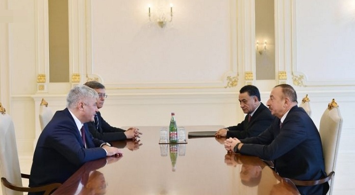 Президент Азербайджана принял главу МВД России