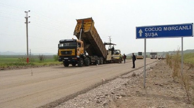 Завершается строительство автодороги в Джоджуг Марджанлы – ФОТО