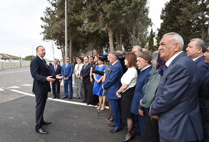 Президент Азербайджана побывал в Нардаране - ФОТО