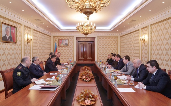 Обсуждены вопросы развития сотрудничества между правоохранительными органами Азербайджана и Украины