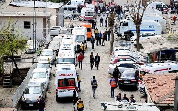 Взрыв на текстильной фабрике в Турции