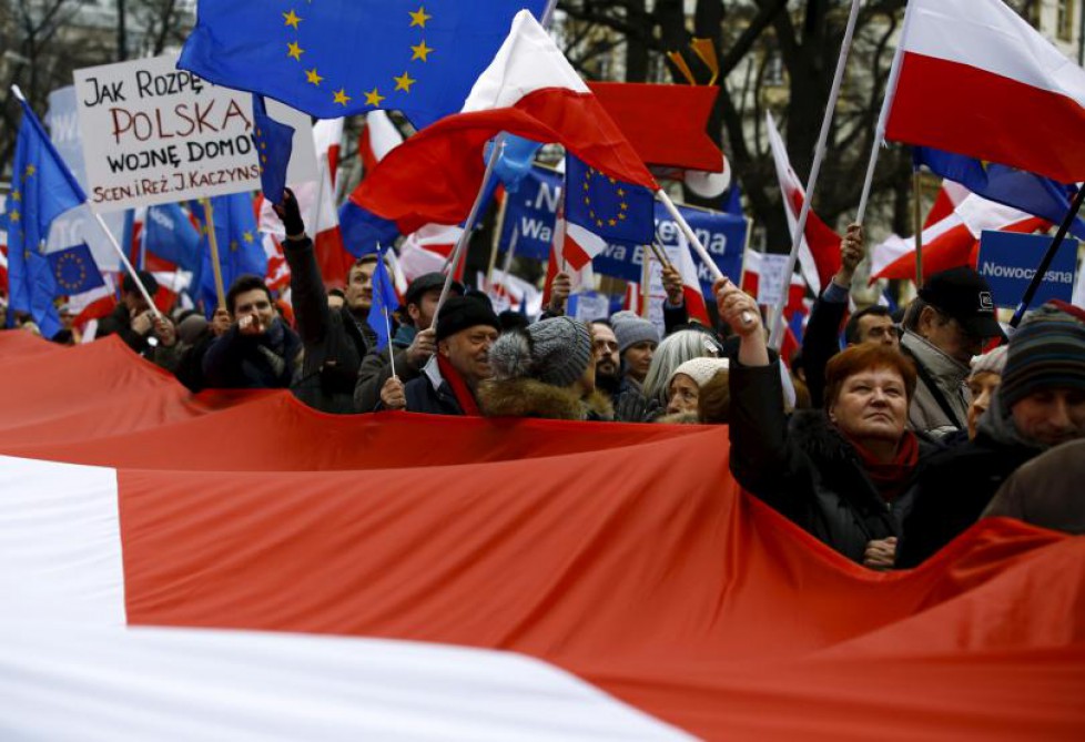 В Варшаве прошла демонстрация против судебной реформы