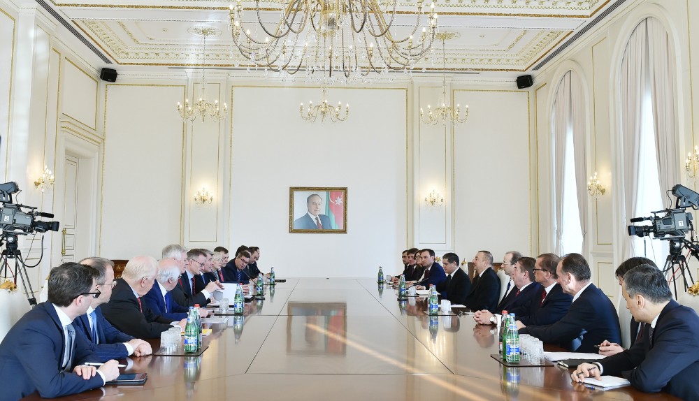 Президент Ильхам Алиев принял немецкую делегацию-ФОТО