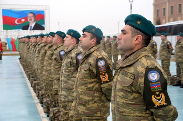 Азербайджанские миротворцы отправились в Афганистан - ФОТО
