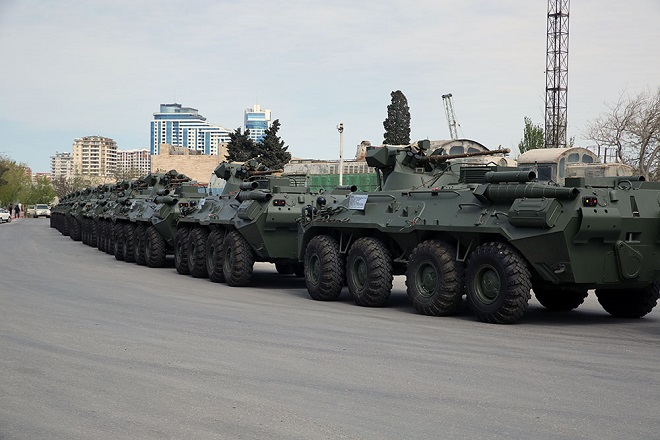 В Азербайджан прибыла новая партия российской военной техники - ФОТО - ВИДЕО