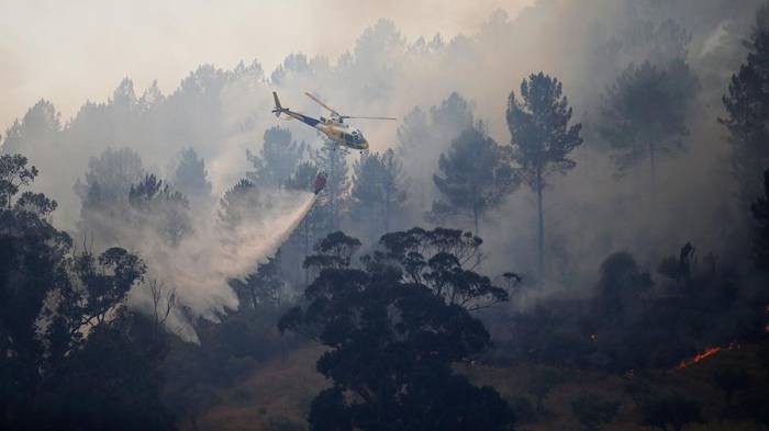 В Португалии потерпел крушение пожарный вертолёт