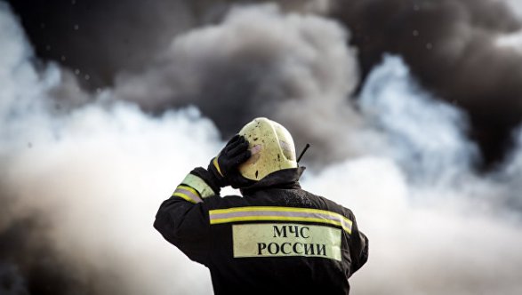 В Красноярске сгорел дом престарелых  (ВИДЕО)