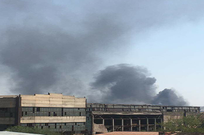 В Ереване локализован пожар на заводе «Наирит» (ОБНОВЛЕНО)