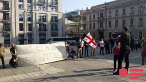 В Тбилиси прошла антиармянская акция протеста