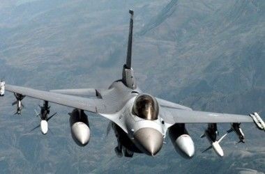 Истребитель F-16 потерпел крушение